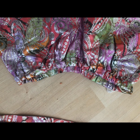 Vintage 1960’s 1970’s Mod Lurex Pantsuit - Picture 3 of 8